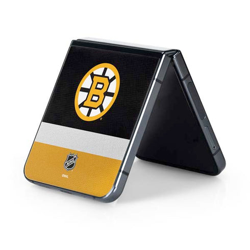 NHL Boston Bruins Jersey Galaxy Z Flip5 5G Skin